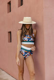 Brook side Color block Bikini Set