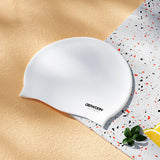 Swim Caps for Long Hair Durable Silicone Swimming Caps for Women